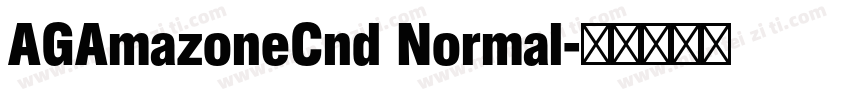 AGAmazoneCnd Normal字体转换